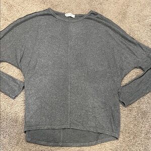 Gray Women's Long Sleeve Sweater